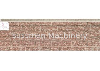 اندازه سفارشی PU ساندویچ پانل دیواری تخته پوشش فلزی عملکرد صدا