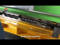 SGS 0.3mm Profile Sheet Double Layer Roll Forming Machine Cr12 Cutting Blade