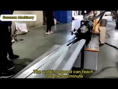 سرعت بالا 100 متر / دقیقه Omega U کانال دیوار زاویه نور کیل دستگاه رول شکل دهی دیوار خشک