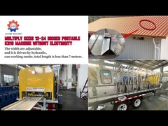 20-26 گج KR18 KR24 ماشین شکل گیری رول قابل حمل