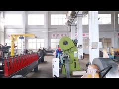 دستگاه فرمدهی درب کرکرهای فلزی با سیستم کنترل PLC و برش هیدرولیکی