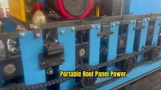 دستگاه رولینگ پانل سقفی قابل حمل بنزین SSR-Pluss Standing Seam